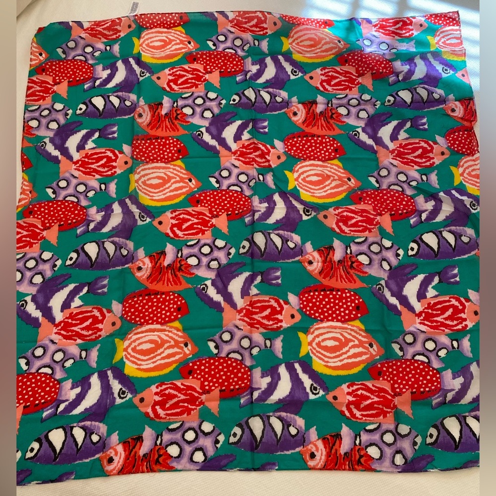 Vintage, 100% cotton, scarf by Echo.
